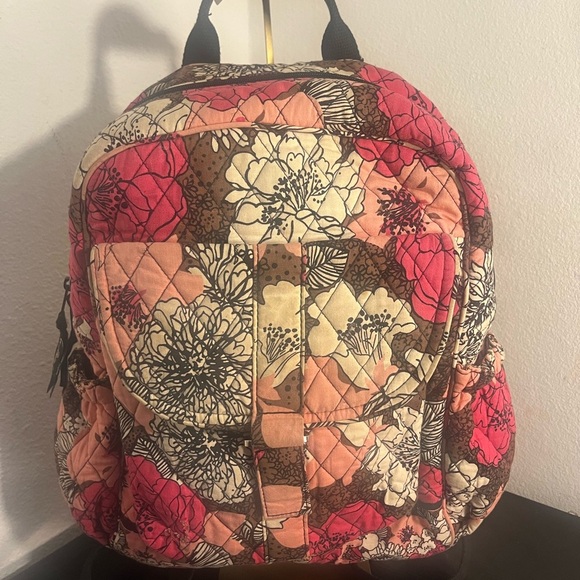 Vera Bradley Floral Quilted Backpack - Picture 2 of 10